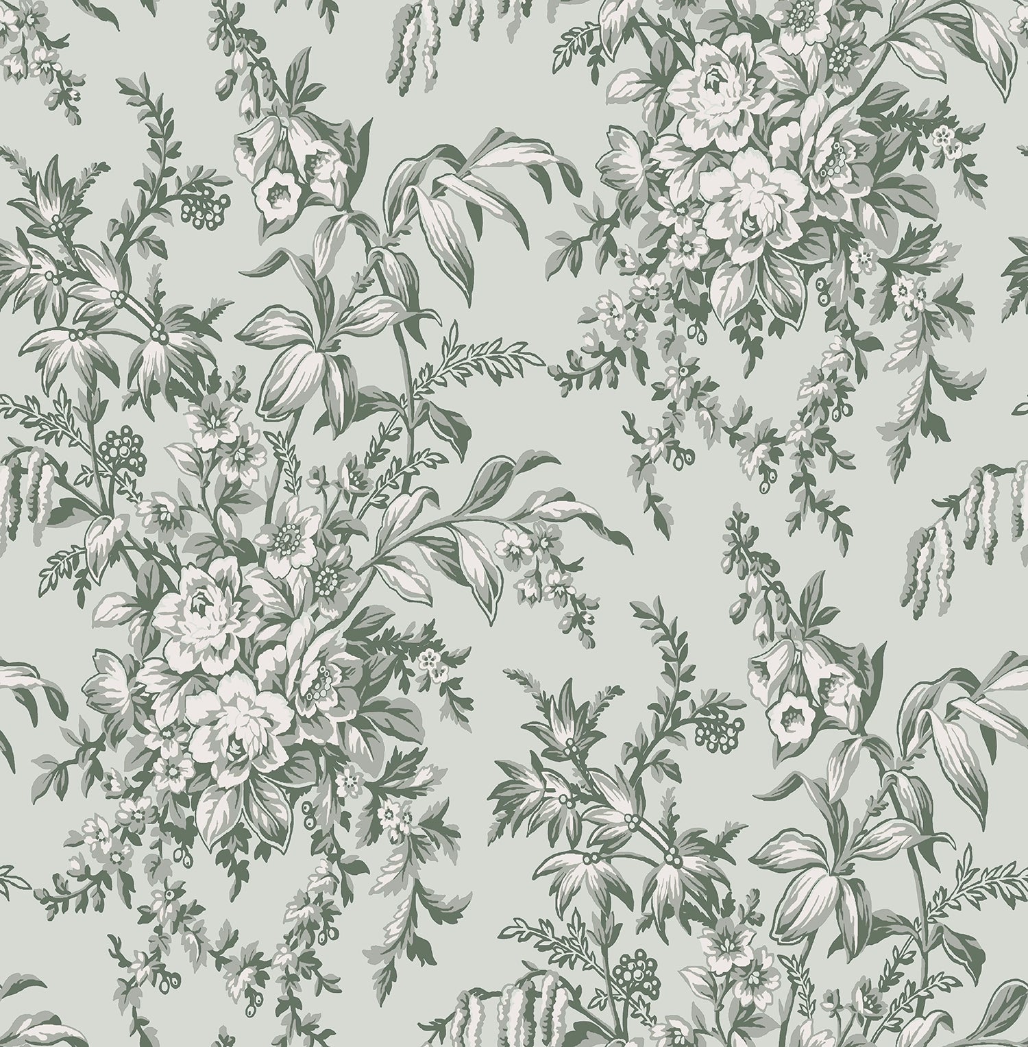 114899 Picardie Sage Wallpaper by Laura Ashley