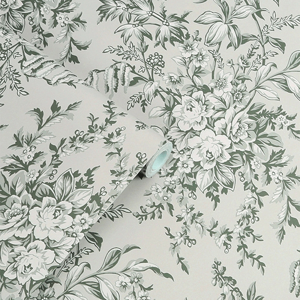 114899 Picardie Sage Wallpaper by Laura Ashley