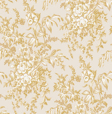114900 Picardie Pale Gold Wallpaper by Laura Ashley