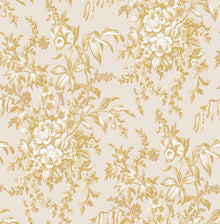 114900 Picardie Pale Gold Wallpaper by Laura Ashley