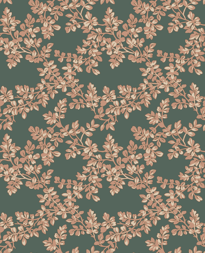 114902 Burnham Fern Wallpaper by Laura Ashley