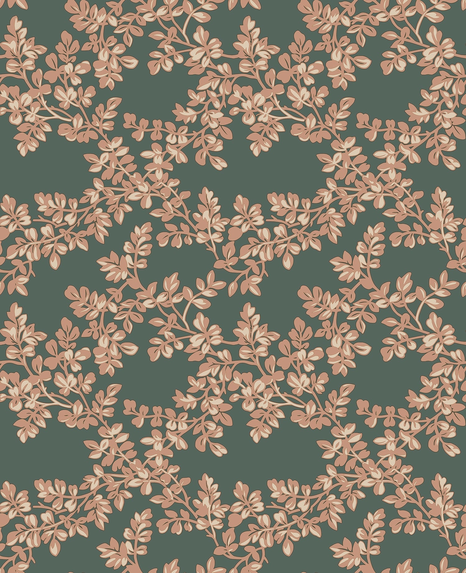 114902 Burnham Fern Wallpaper by Laura Ashley