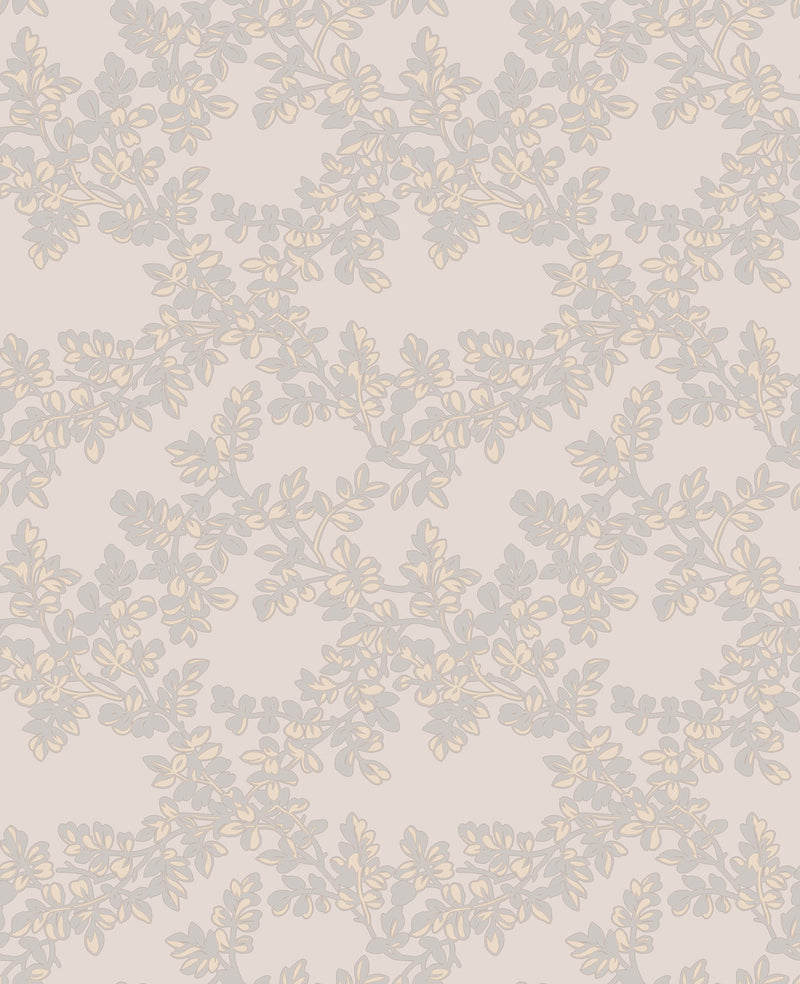 114903 Burnham Dove Grey Wallpaper by Laura Ashley