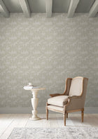 114903 Burnham Dove Grey Wallpaper by Laura Ashley