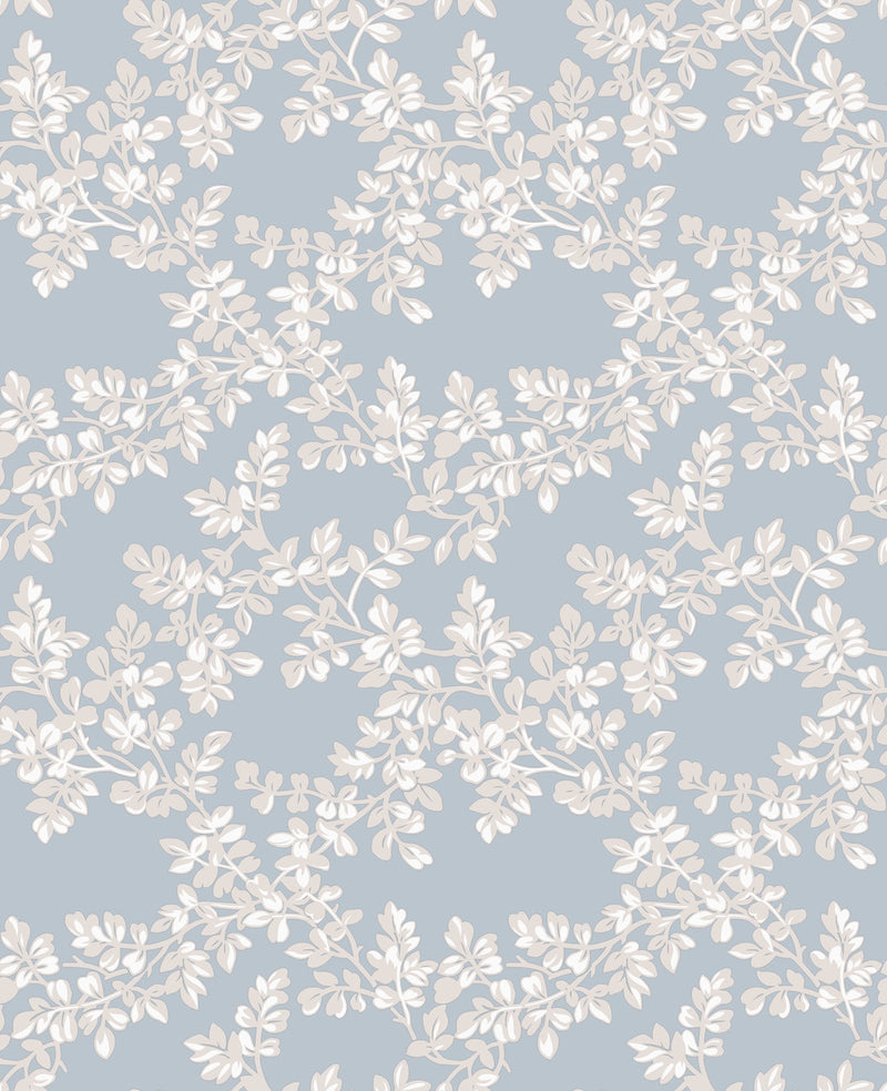 114904 Burnham Pale Seaspray Wallpaper by Laura Ashley