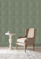 114905 Redbrook Wood Panel Wallpaper by Laura Ashley