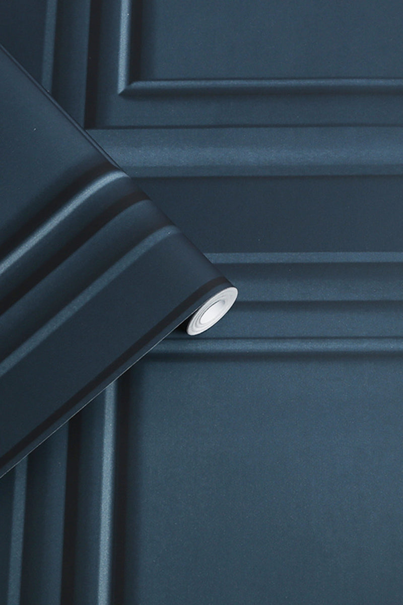 114906 Redbrook Wood Panel Wallpaper by Laura Ashley