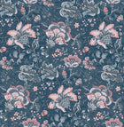 114908 Portia Dark Seaspray Wallpaper by Laura Ashley