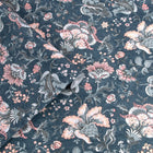 114908 Portia Dark Seaspray Wallpaper by Laura Ashley