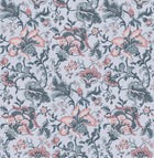 114909 Portia Pale Slate Wallpaper by Laura Ashley