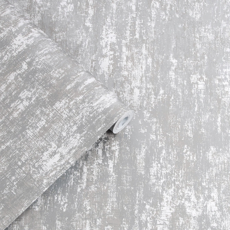 114915 Whinfell Silver Wallpaper by Laura Ashley