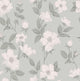 Fleurir Smoke Green Wallpaper by Laura Ashley
