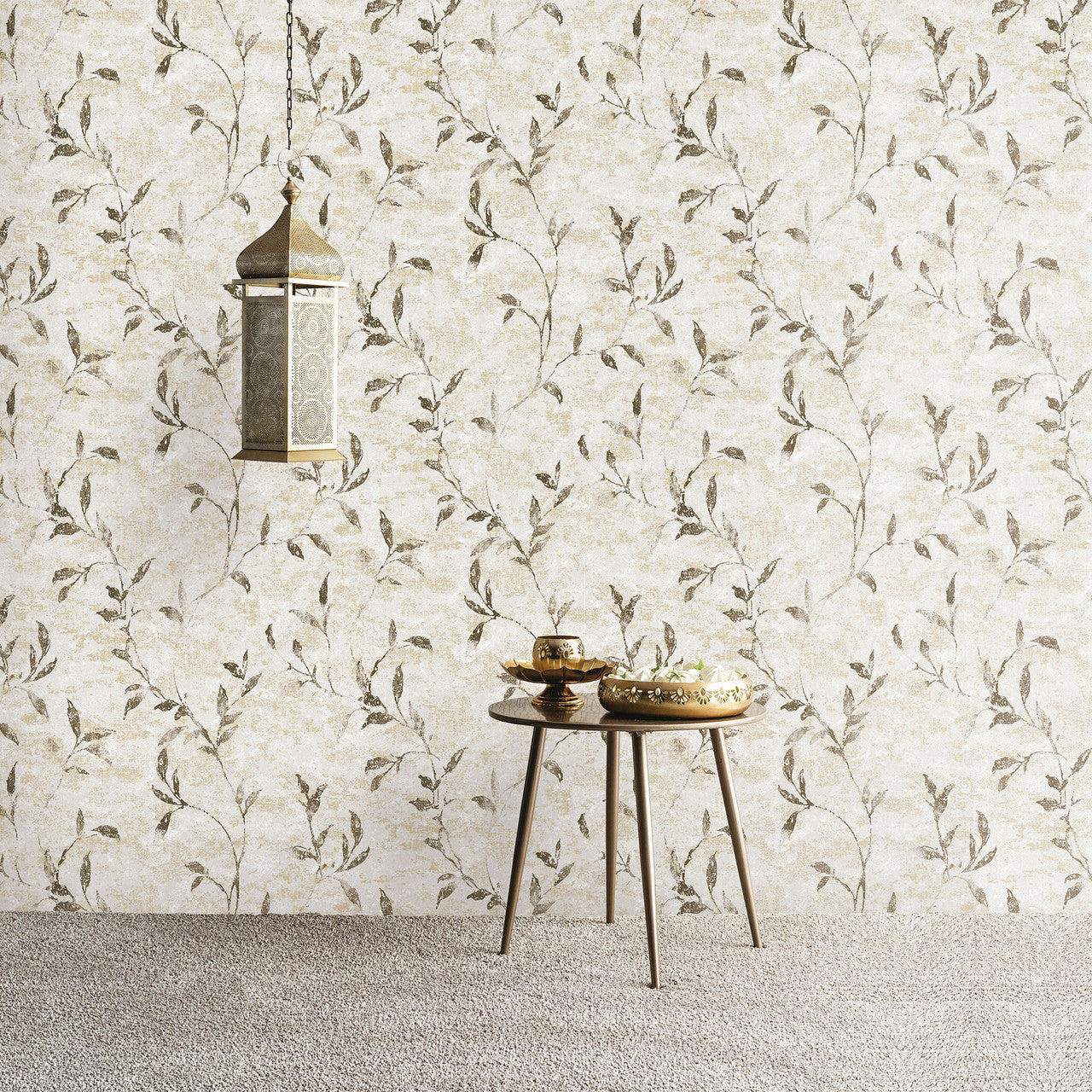 11501 Leaf Impression Elegance Wallpaper By Galerie