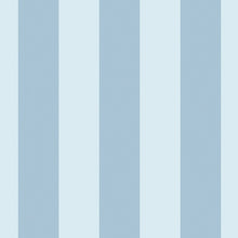 115252 Lille Matt Stripe Blue Sky Wallpaper by Laura Ashley