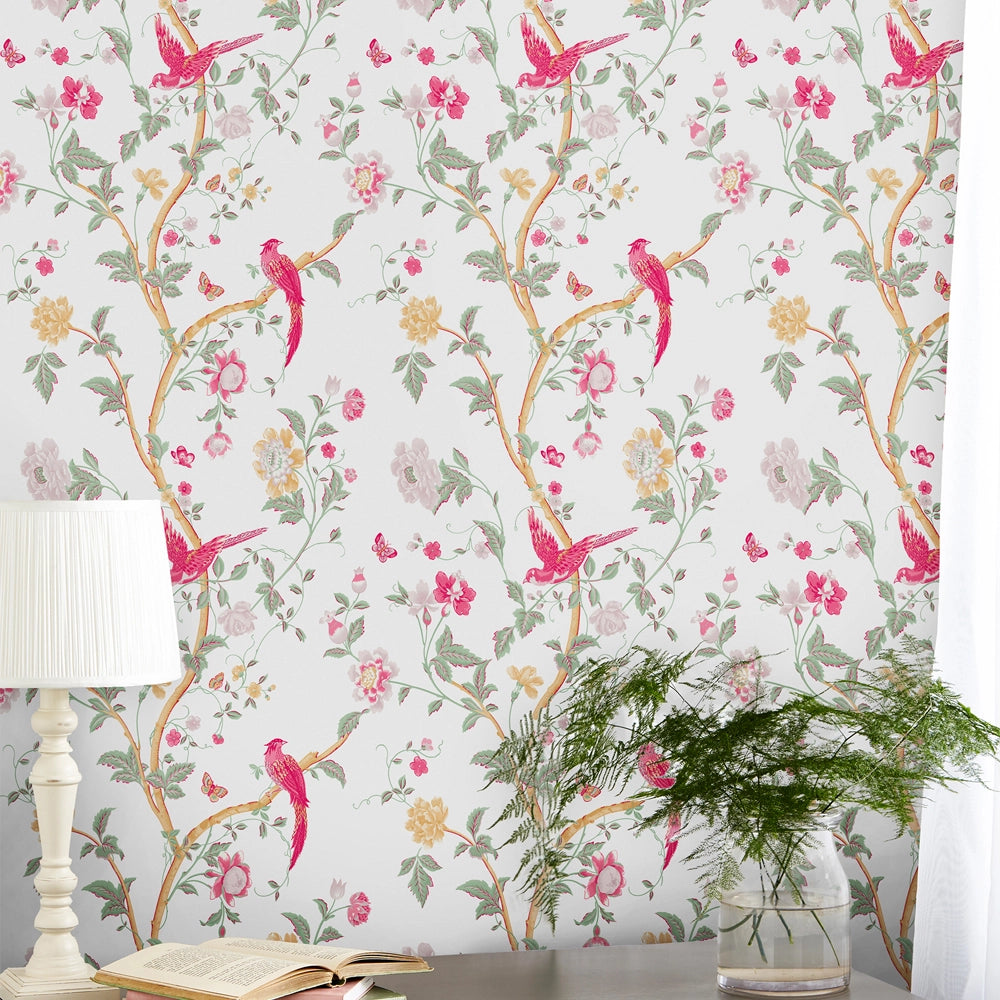 115254 Summer Palace Wallpaper by Laura Ashley