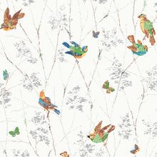 115260 Aviary Natural Wallpaper by Laura Ashley