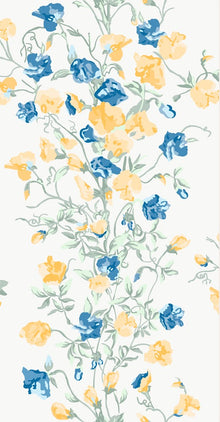 115262 Charlotte Pale Gold Wallpaper by Laura Ashley