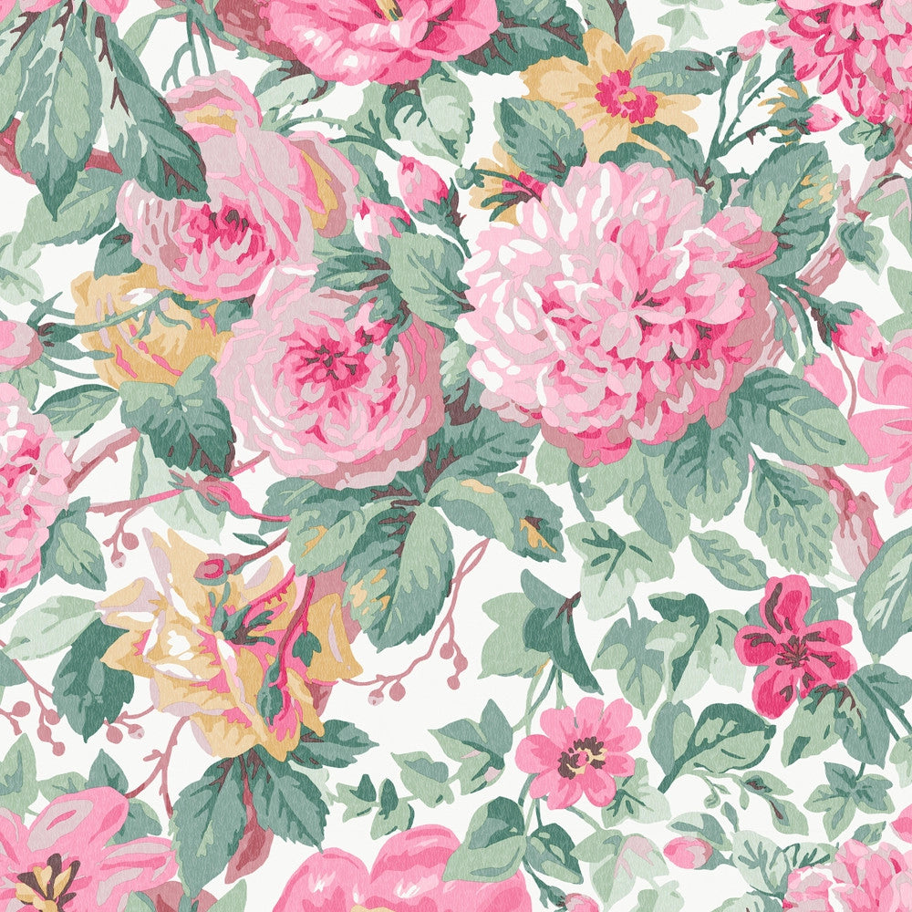 115263 Aveline Rose Wallpaper by Laura Ashley