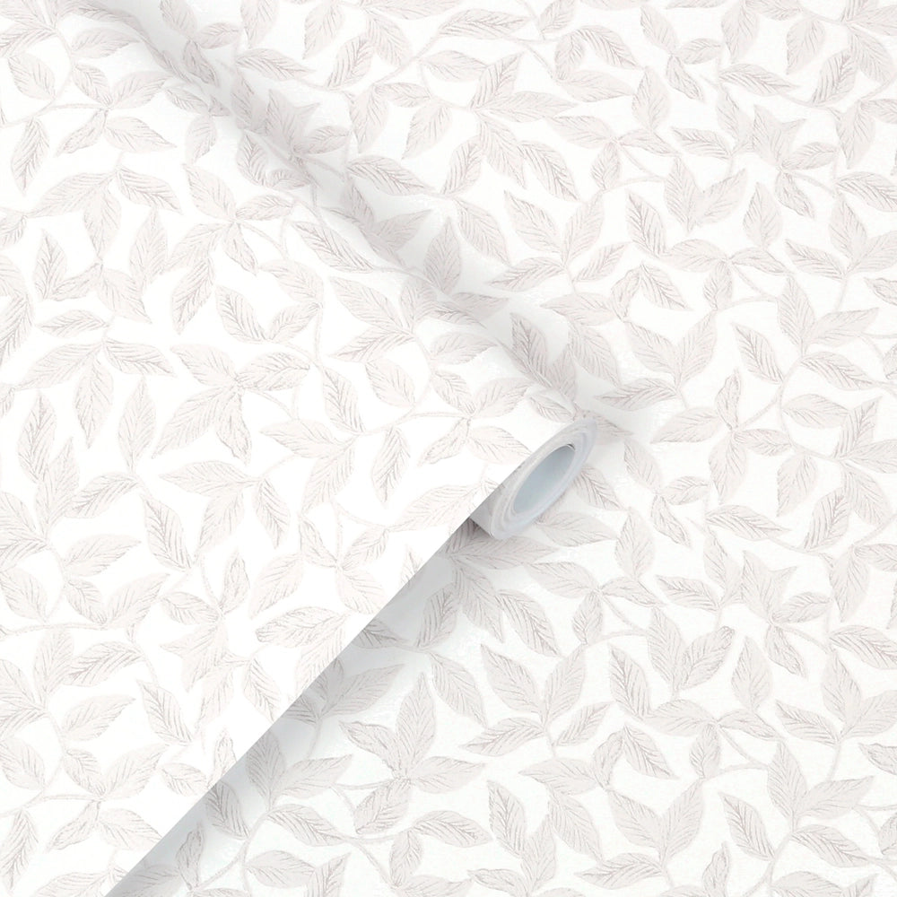 115264 Erwood Dove Grey Wallpaper by Laura Ashley
