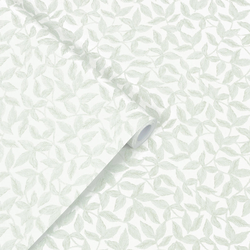115265 Erwood Eau De Nil Wallpaper by Laura Ashley