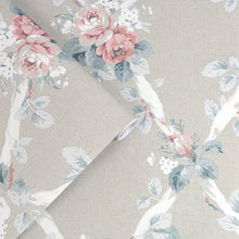 115267 Elwyn Dove Grey Wallpaper by Laura Ashley