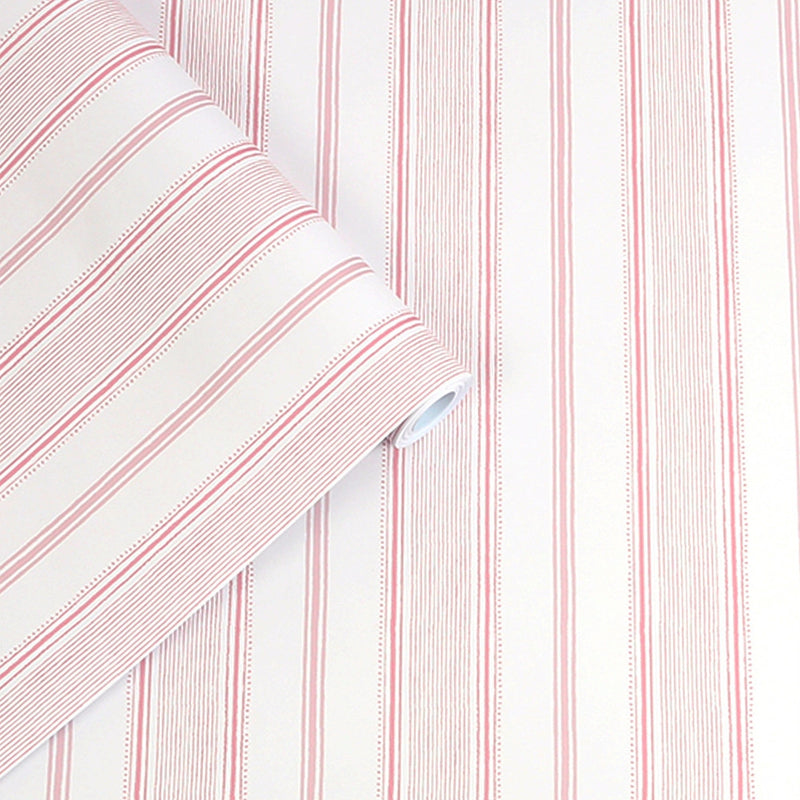 115270 Heacham Stripe Blush Wallpaper by Laura Ashley