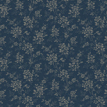 1177 Hip Rose Blue and Beige Wallpaper by Boråstapeter