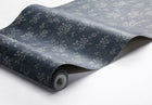 1177 Hip Rose Blue and Beige Wallpaper by Boråstapeter