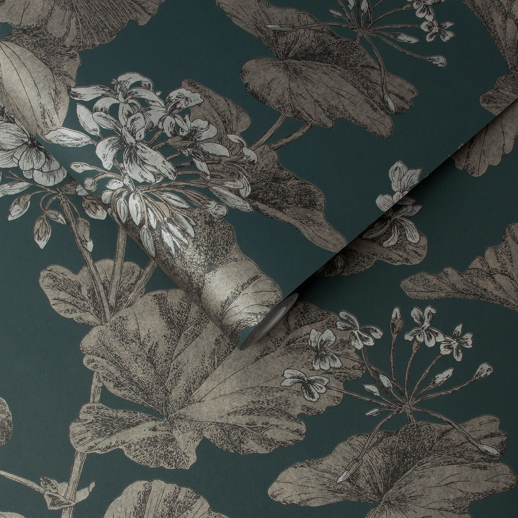 118007 Florentia Emerald Wallpaper by Graham and Brown