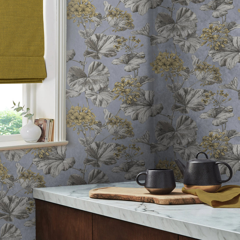 118009 Florentia Grey Wallpaper by Graham and Brown