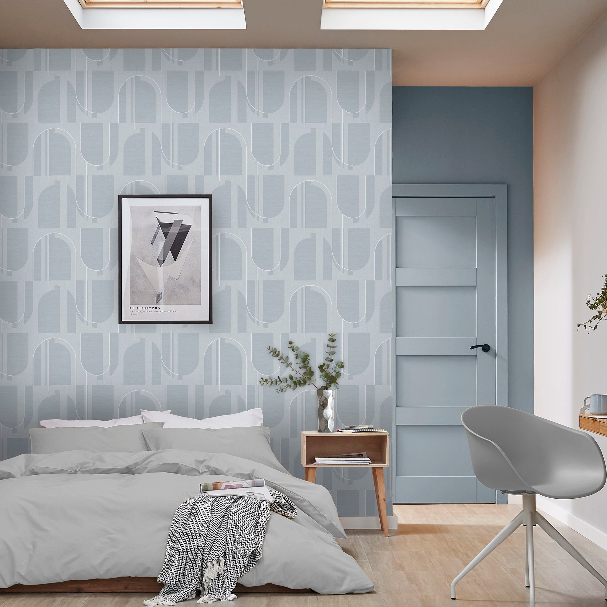 118011 Marcia Sky Wallpaper by Graham and Brown