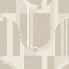 118013 Marcia Taupe Wallpaper by Graham and Brown