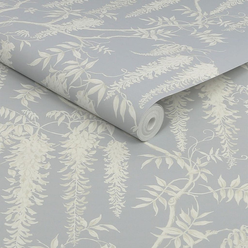 118252 Wisteria Trails Grey Wallpaper by Next
