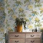 118257 Birds & Blooms Grey Wallpaper by Next