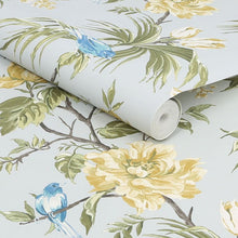 118257 Birds & Blooms Grey Wallpaper by Next