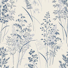118265 Sprig Leaf Blue Wallpaper by Next