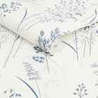 118265 Sprig Leaf Blue Wallpaper by Next