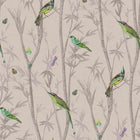 118266 Chinoiserie Bird Trail Natural Wallpaper by Next