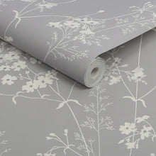 118269 Leaf Grey Wallpaper by Next