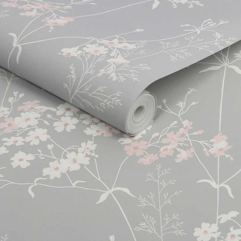 118270 Leaf Pink Wallpaper by Next