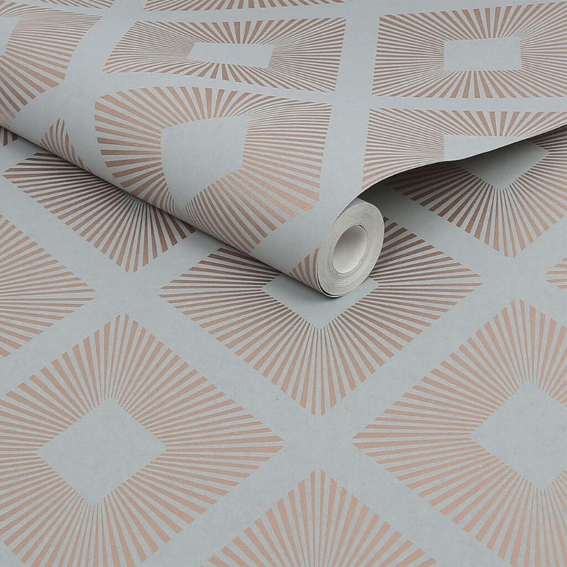 118271 Deco Triangle Grey Wallpaper by Next
