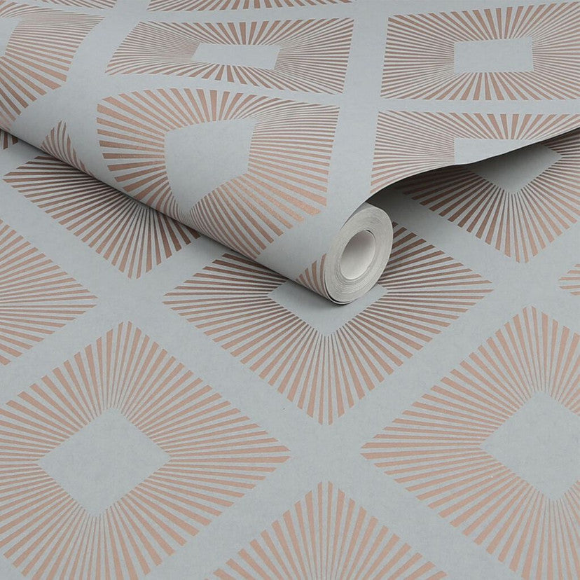 118271 Deco Triangle Grey Wallpaper by Next