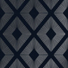 118272 Deco Triangle Navy Wallpaper by Next