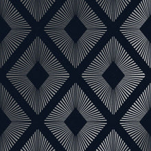 118272 Deco Triangle Navy Wallpaper by Next