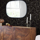 118277 Scatter Geo Black Wallpaper by Next