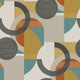 Retro Shapes Geo Orange Wallpaper by Next