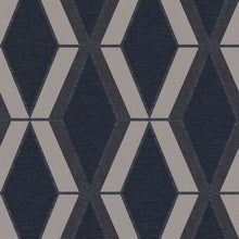 118282 Optical Triangle Navy Wallpaper by Next