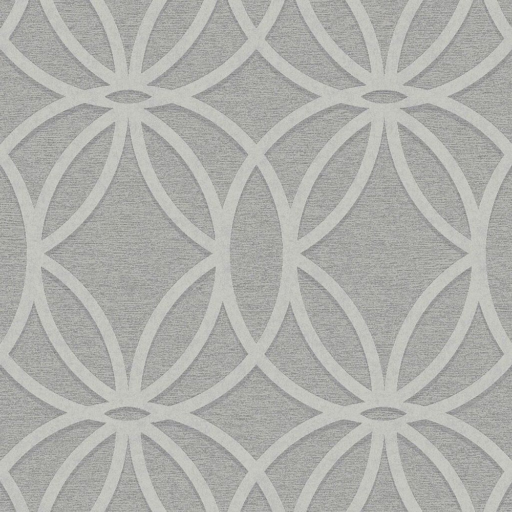 118288 Luxe Eclipse Grey Wallpaper by Next