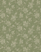 Hip Rose Light Green and Beige Icons Wallpaper by Boråstapeter