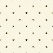 118544 Botanical Bee Creme Wallpaper by Joules